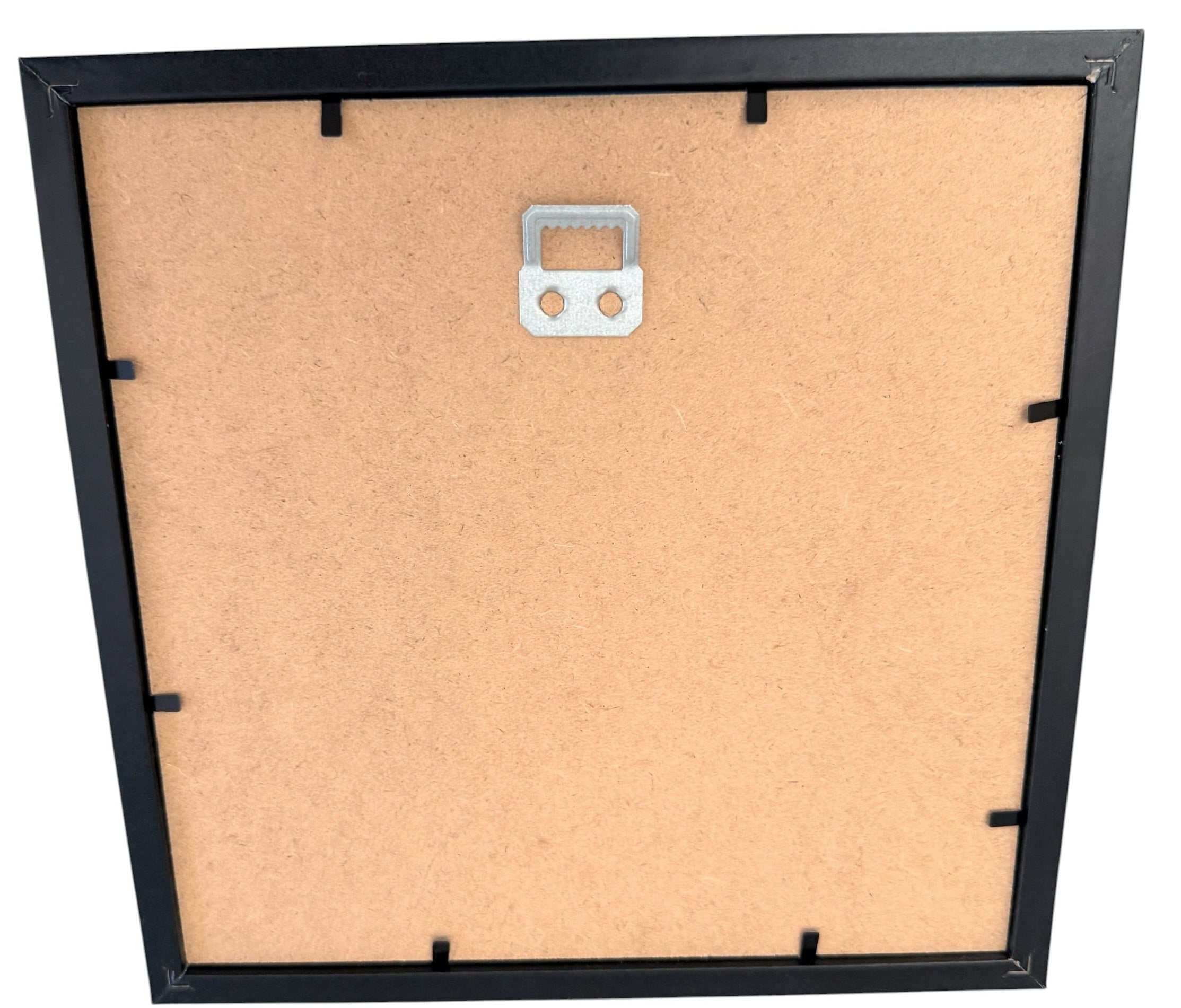 8" Shadow Box of Layered Cardstock Rose.  White or Black Frame