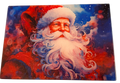 New Wonderful Santa Claus Tempered Glass Cutting Board.  11" x 8"