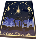New Beautiful Nativity Scene Printed on Aluminum. 8" x 10"