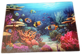 New Gorgeous Ocean/Aquarium Scene on Tempered Glass Cutting Board. 11" x 8"