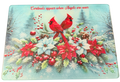 New "Cardinals Appear When Angels are Near" on Tempered Glass Cutting Board. 11" x 8"