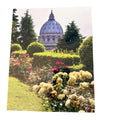 New Photo of St. Peter's Basilica from the Vatican Gardens printed on Aluminum.