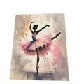 New Gorgeous Ballerina Printed on Aluminum. 8" x 10"