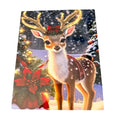 New Christmas Deer Printed on Aluminum. Ready to be Framed. 8" x 10"