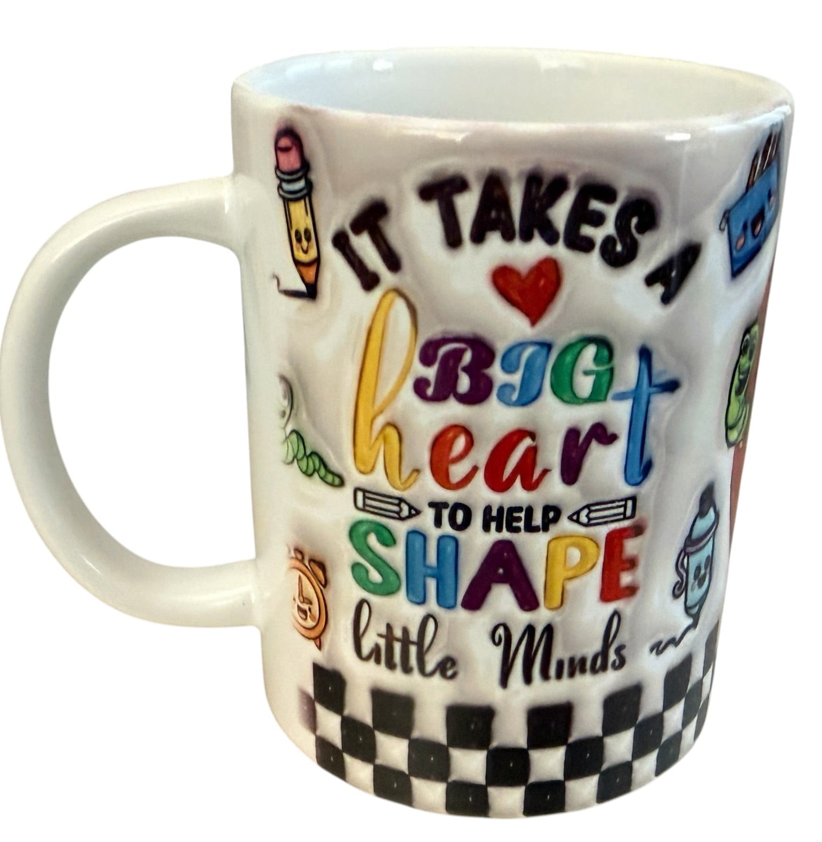 New Teacher Gift Mug.  Space to Put Teacher's Name on Mug 15oz.