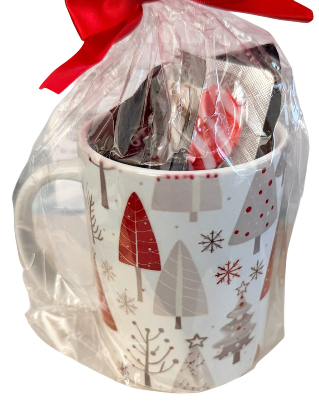 Great Christmas Tree 15oz Mug with Treats Inside.
