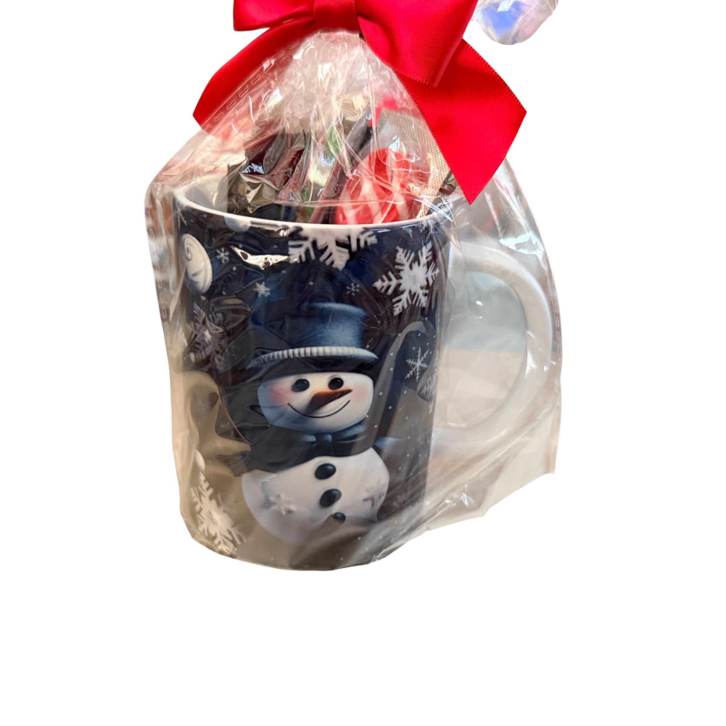 Snowman 15oz Coffee Mugs with Treat Inside