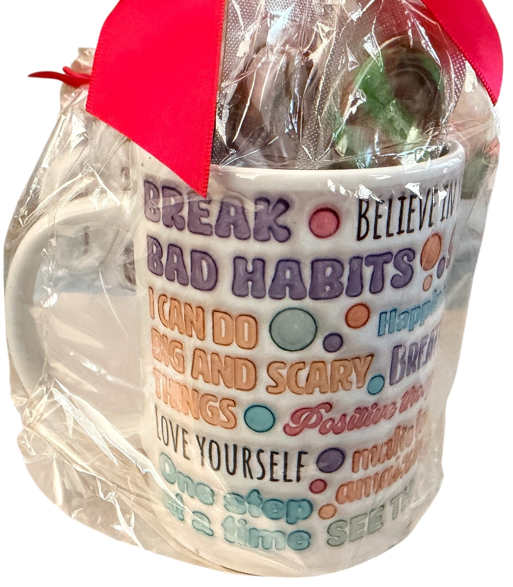 Positive Affirmations 15oz Mug with Treat Inside.