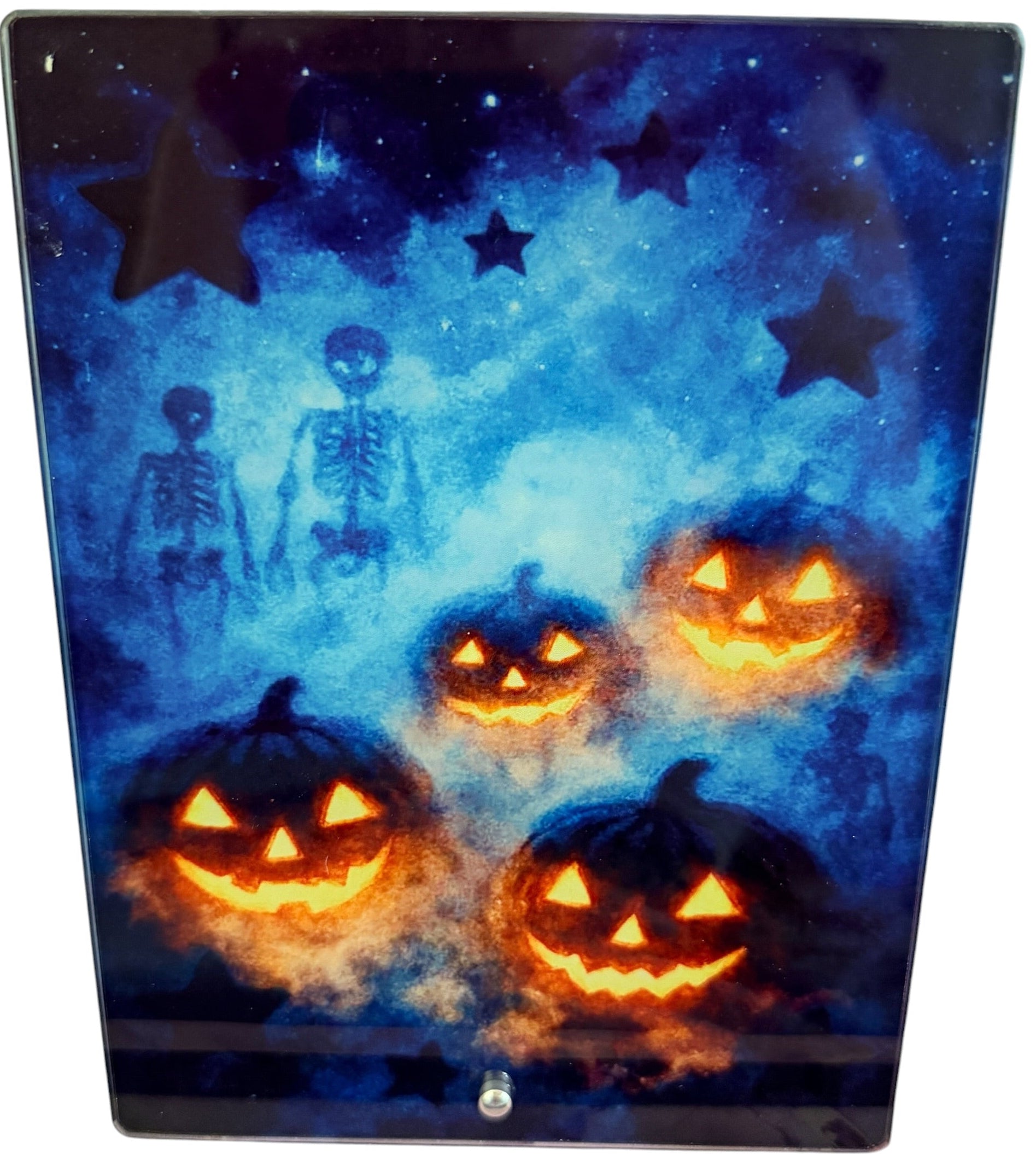 New Fun Halloween Themed Photo Imprinted into Glass.