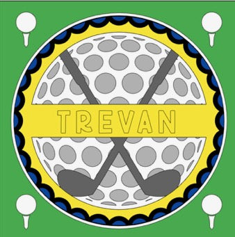 Customized Golf Shadow Box for that Golf Lover. Personalize with Name.
