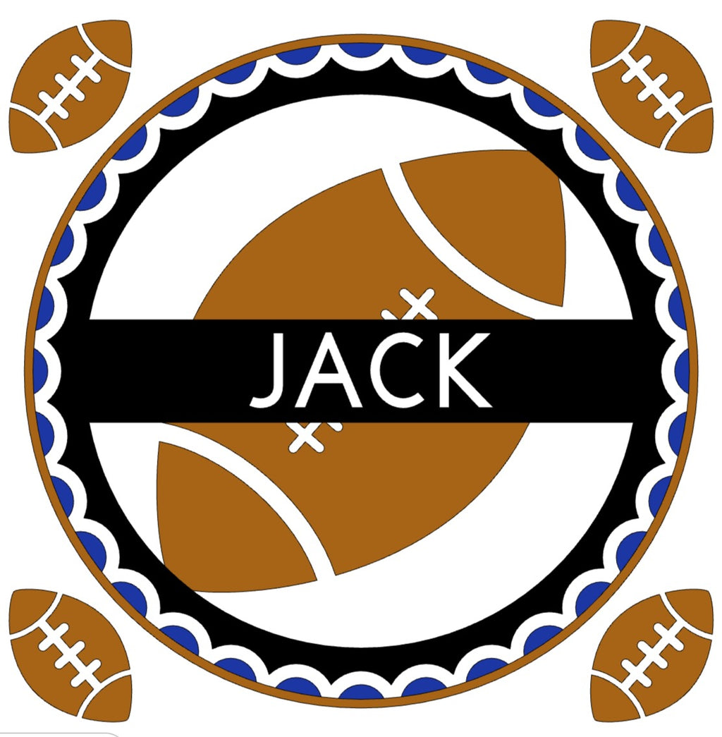 Customized Sports Shadow Box. Your Choice of Sport and Name